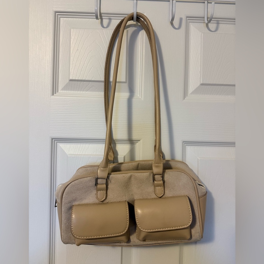Beige Shoulder Bag